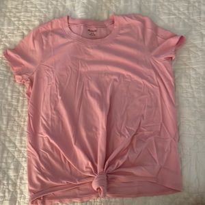 Madewell t-shirt with front tie.